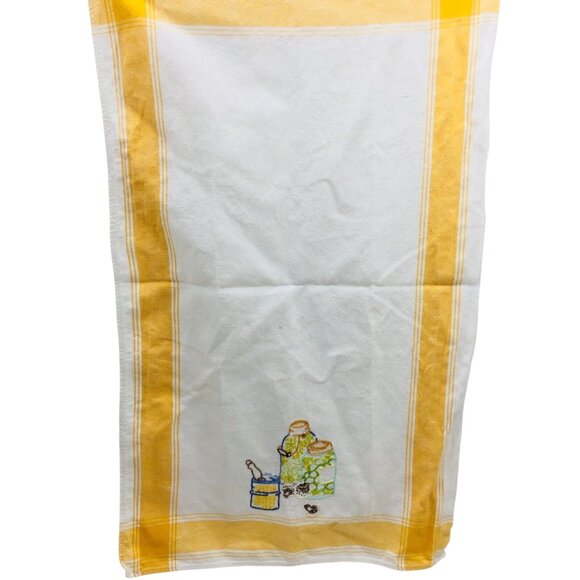 Hand Crafted Other - VINTAGE Embroidered Hand Towel Kitchen Canning Dish 23995